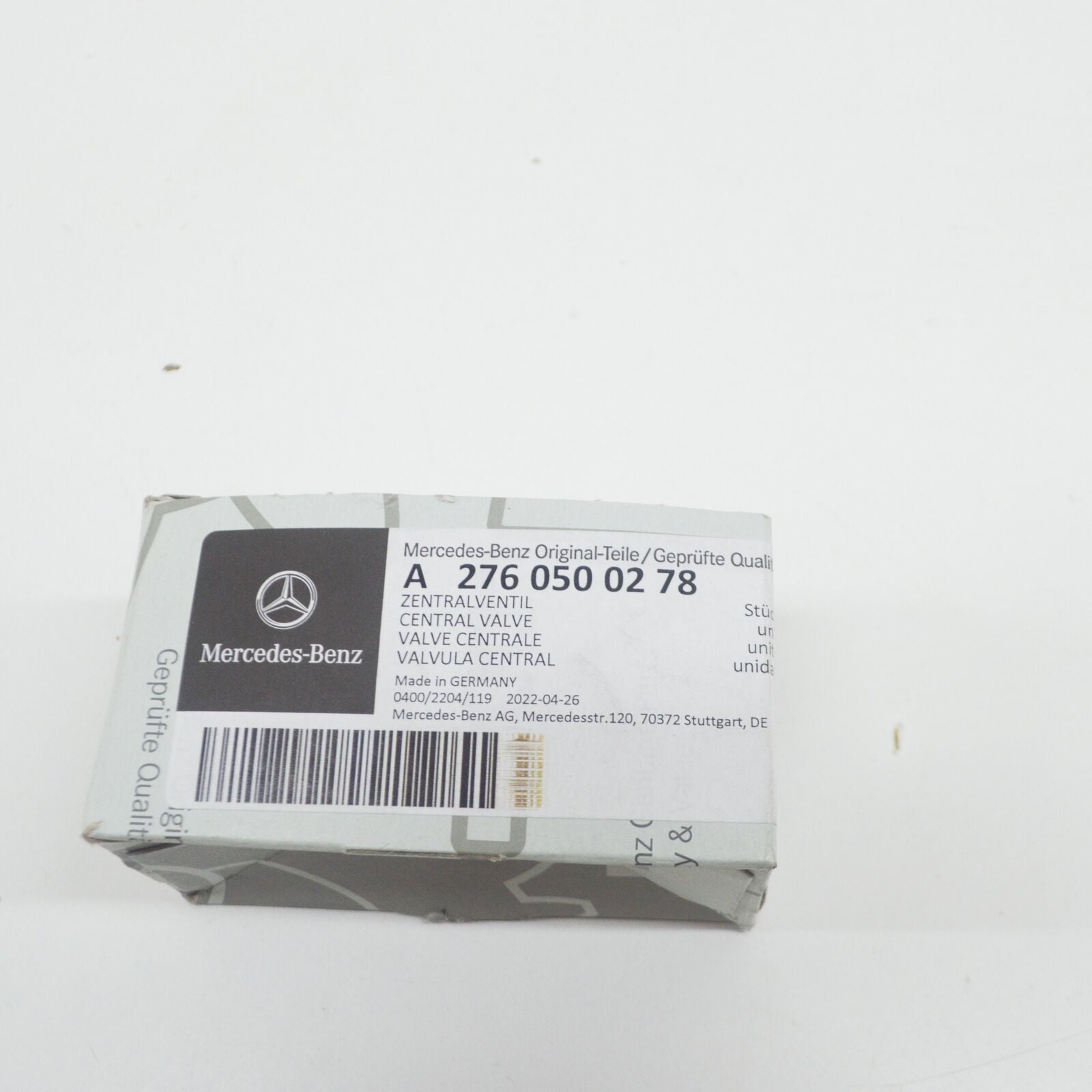 NEW MB AMG GT C190 ENGINE VARIABLE TIMING CONTROL VALVE A2760500278 ORIGINAL