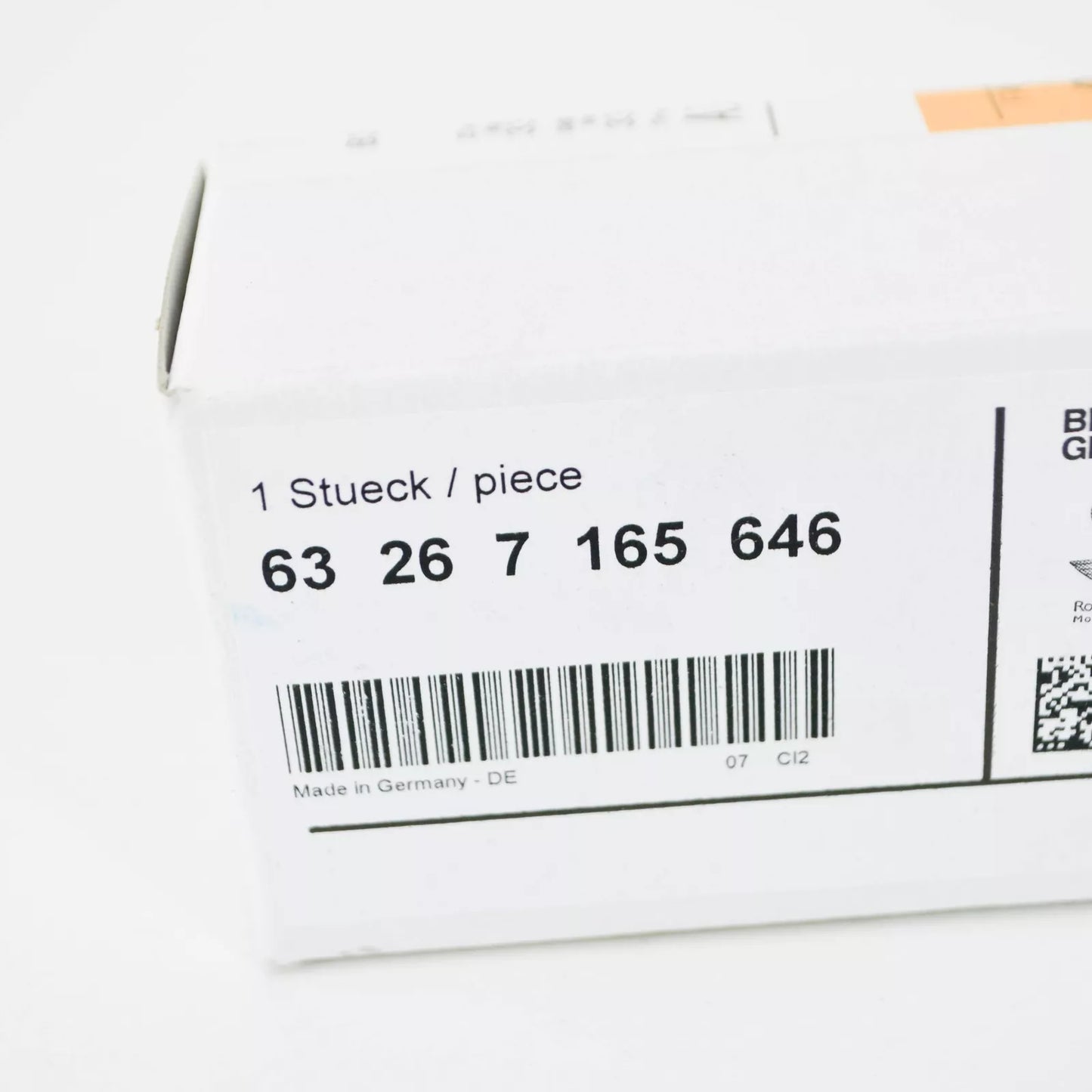 NEW BMW 5 E60 LICENSE PLATE LIGHT 63267165646 ORIGINAL