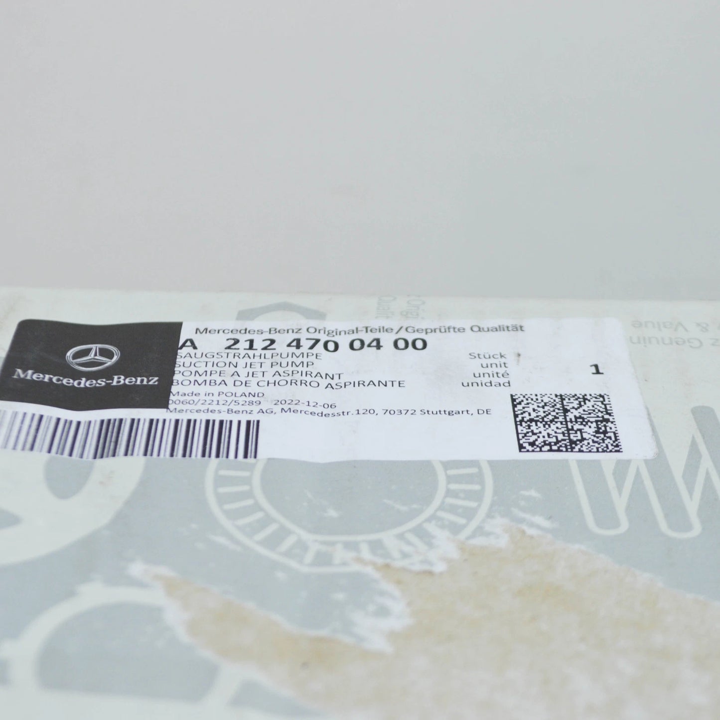 NEW MERCEDES-BENZ E W212 LEFT FUEL LEVEL SENSOR A2124700400 ORIGINAL