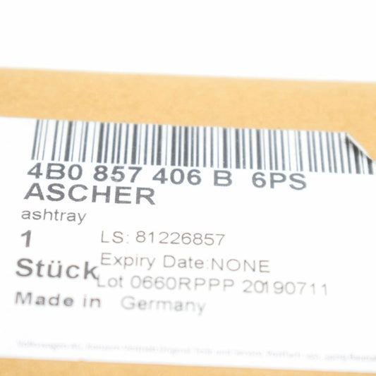 NEW AUDI A6 C5 RIGHT SIDE REAR DOOR CARD ASHTRAY 4B0857406B 6PS