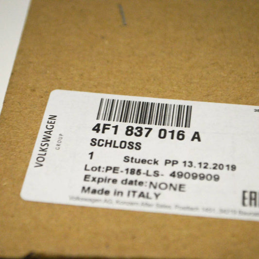 NEW AUDI A6 C6 FRONT RIGHT DOOR LOCK LHD 4F1837016A ORIGINAL