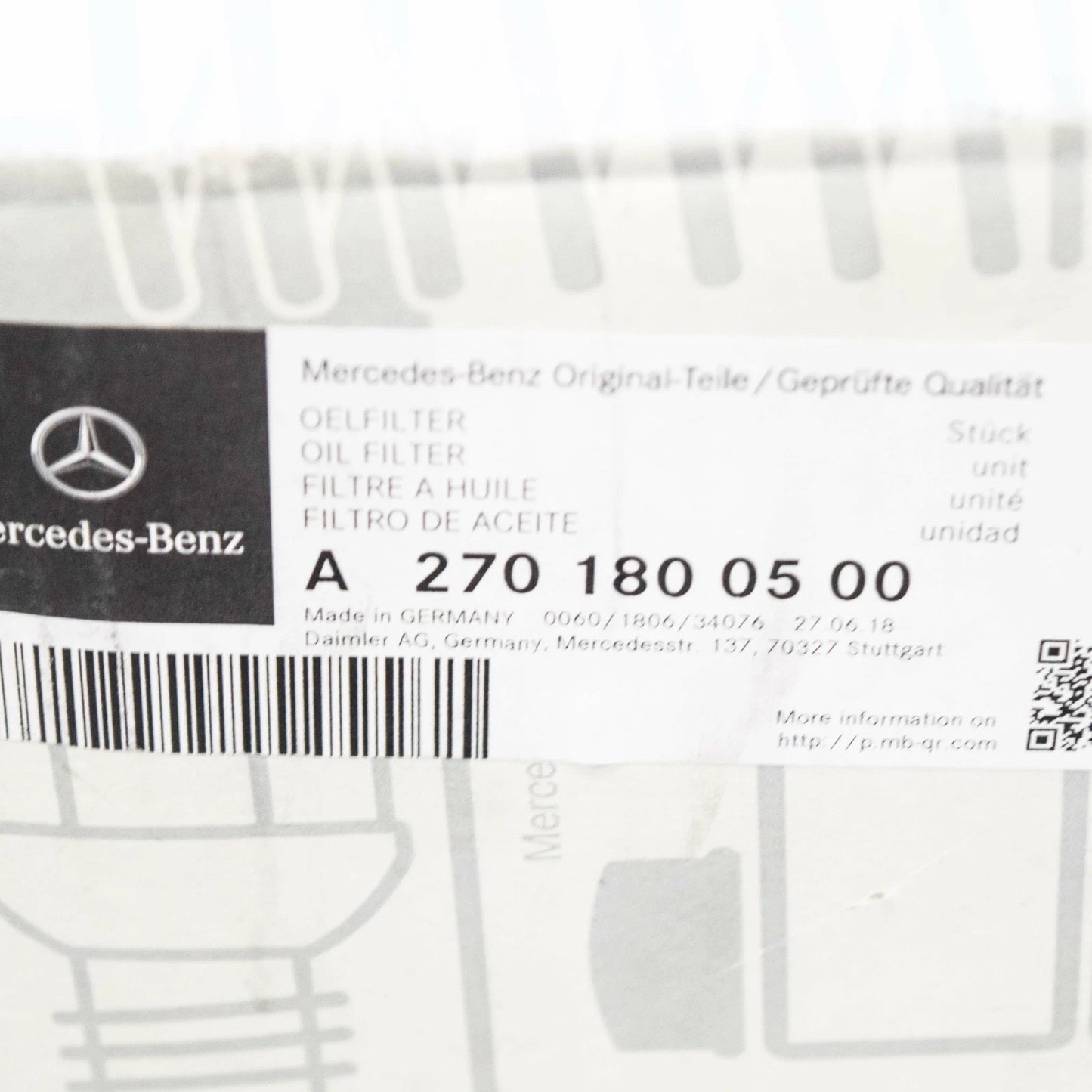 NEW MERCEDES BENZ GLA X156 OIL FILTER HOUSING A2701800500