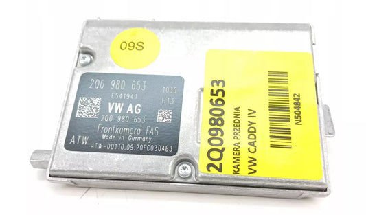 NEW VW ARTEON 3H7 FRONT DRIVER ASSISTANCE PROGRAM CAMERA 2Q0980653 ORIGINAL