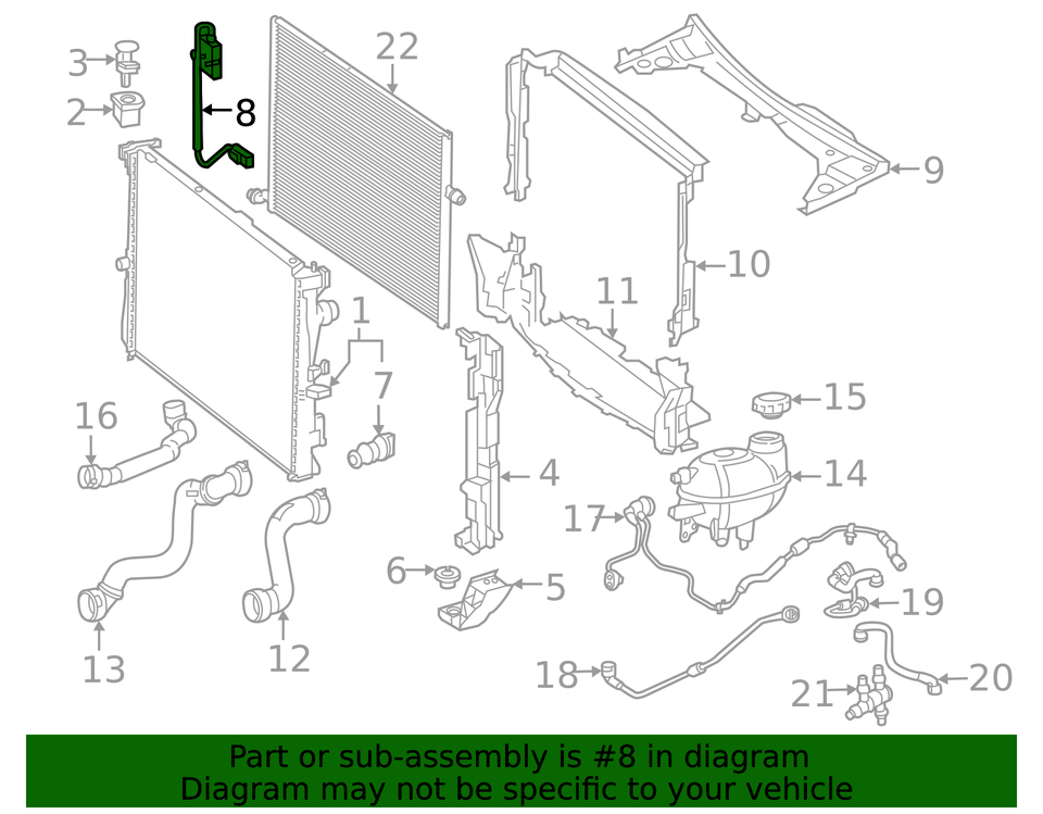 Genuine MERCEDES-BENZ MB ML W166 ENGINE COOLANT TEMPERATURE SENSOR A221905560080 NEW