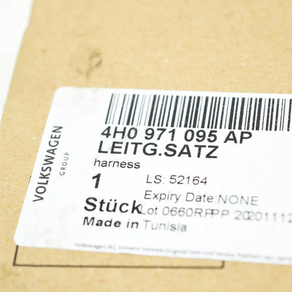 NEW AUDI A8 S8 QUATTRO 4H FRONT BUMPER PDC AID WIRING LOOM 4H0971095AP ORIGINAL