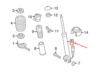 NEW AUDI A7 SPORTBACK 4G REAR SHOCK ABSORBER 4G8513035A ORIGINAL