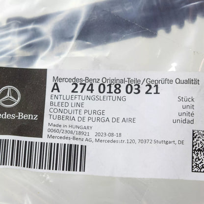 NEW MERCEDES-BENZ GLC X253 ENGINE VENT LINE A2740180321 ORIGINAL