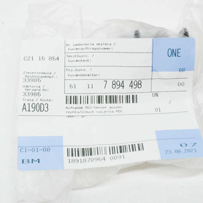 NEW BMW 3 E90 FRONT RIGHT PARKTRONIC HOLDER 7894498 51117894498 2010 ORIGINAL