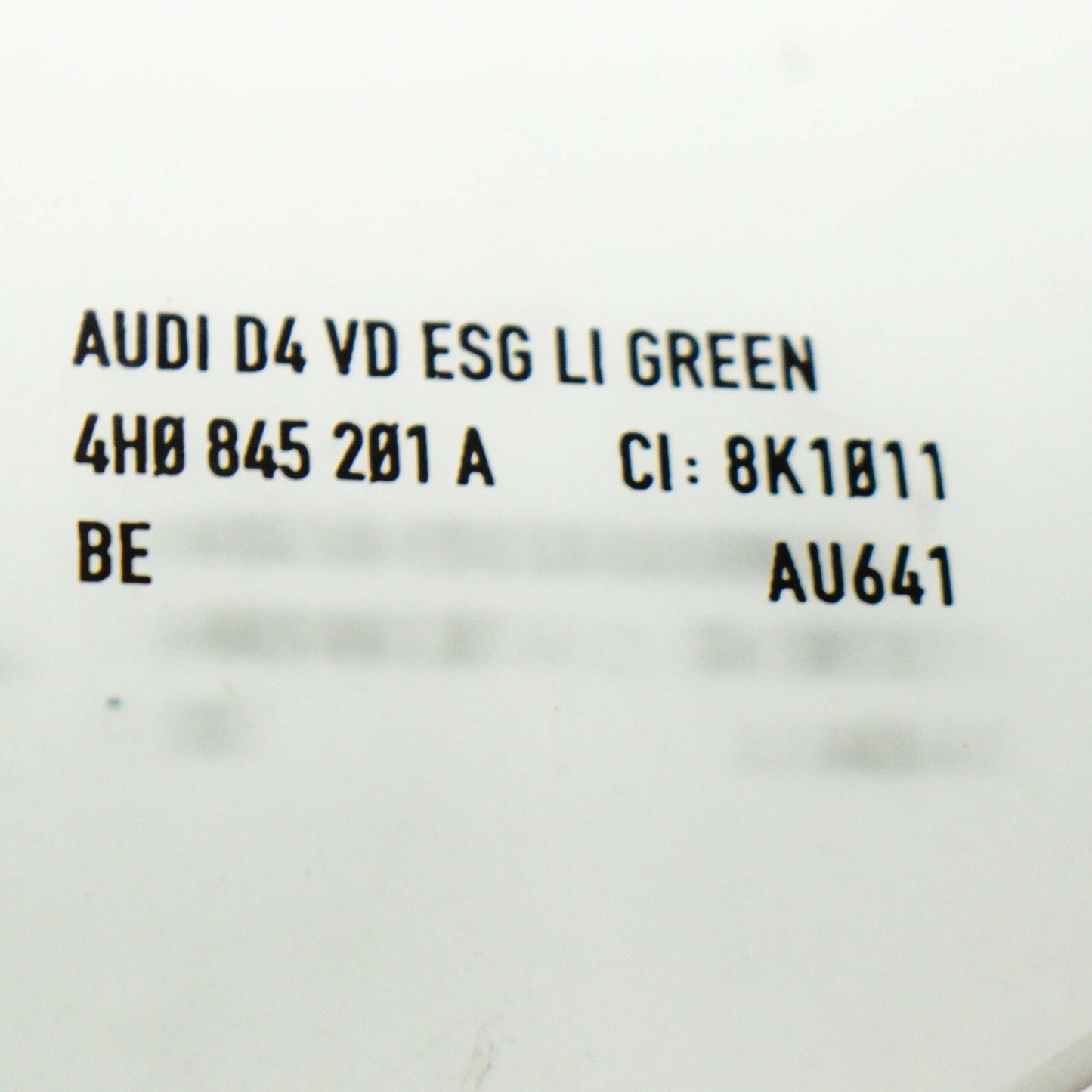 NEW AUDI A8 D4 FRONT LEFT DOOR WINDOW GLASS 4H0845201A ORIGINAL