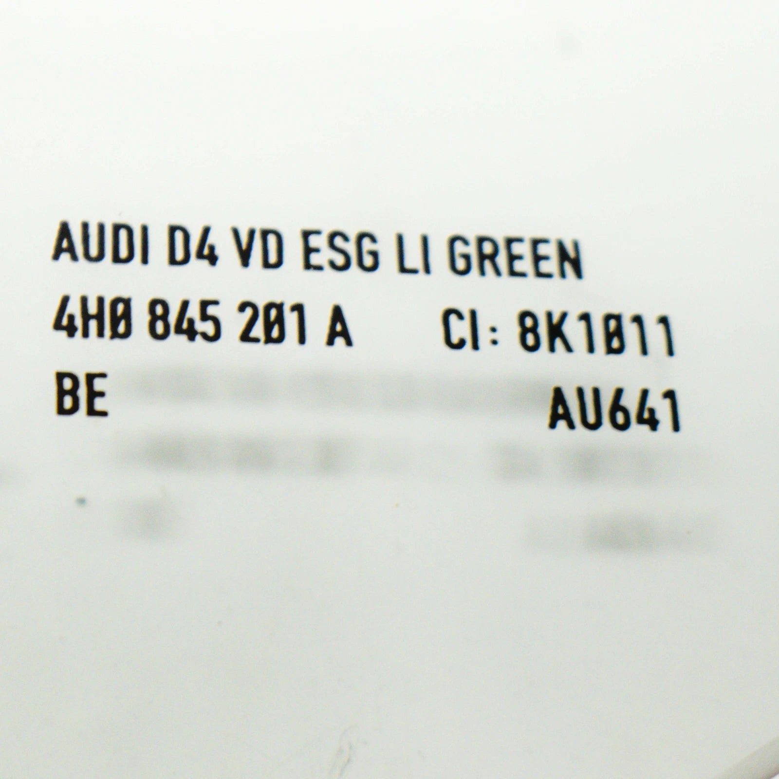 NEW AUDI A8 D4 FRONT LEFT DOOR WINDOW GLASS 4H0845201A ORIGINAL