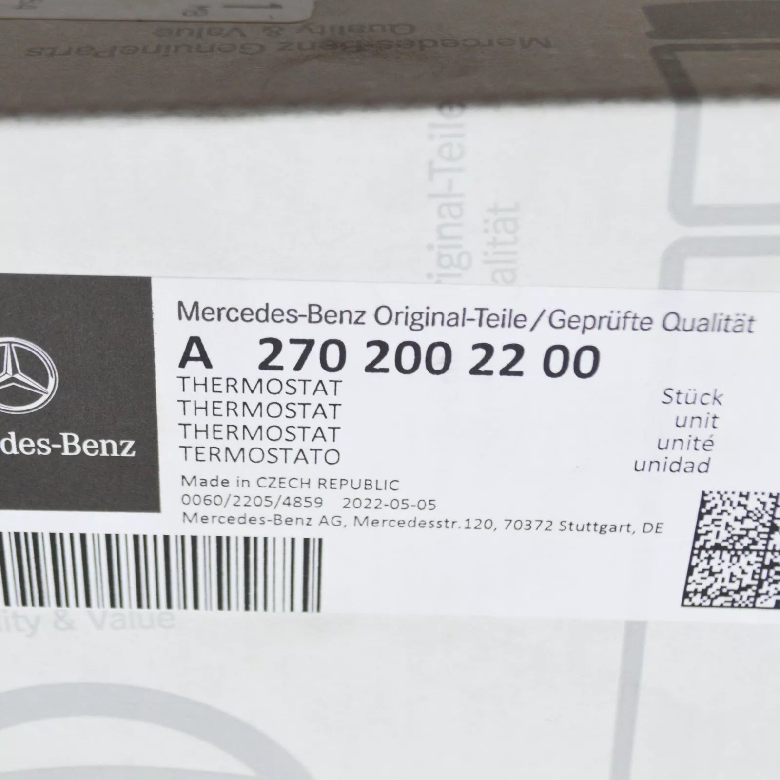 NEW MERCEDES-BENZ GLA X156 THERMOSTAT A2702002200