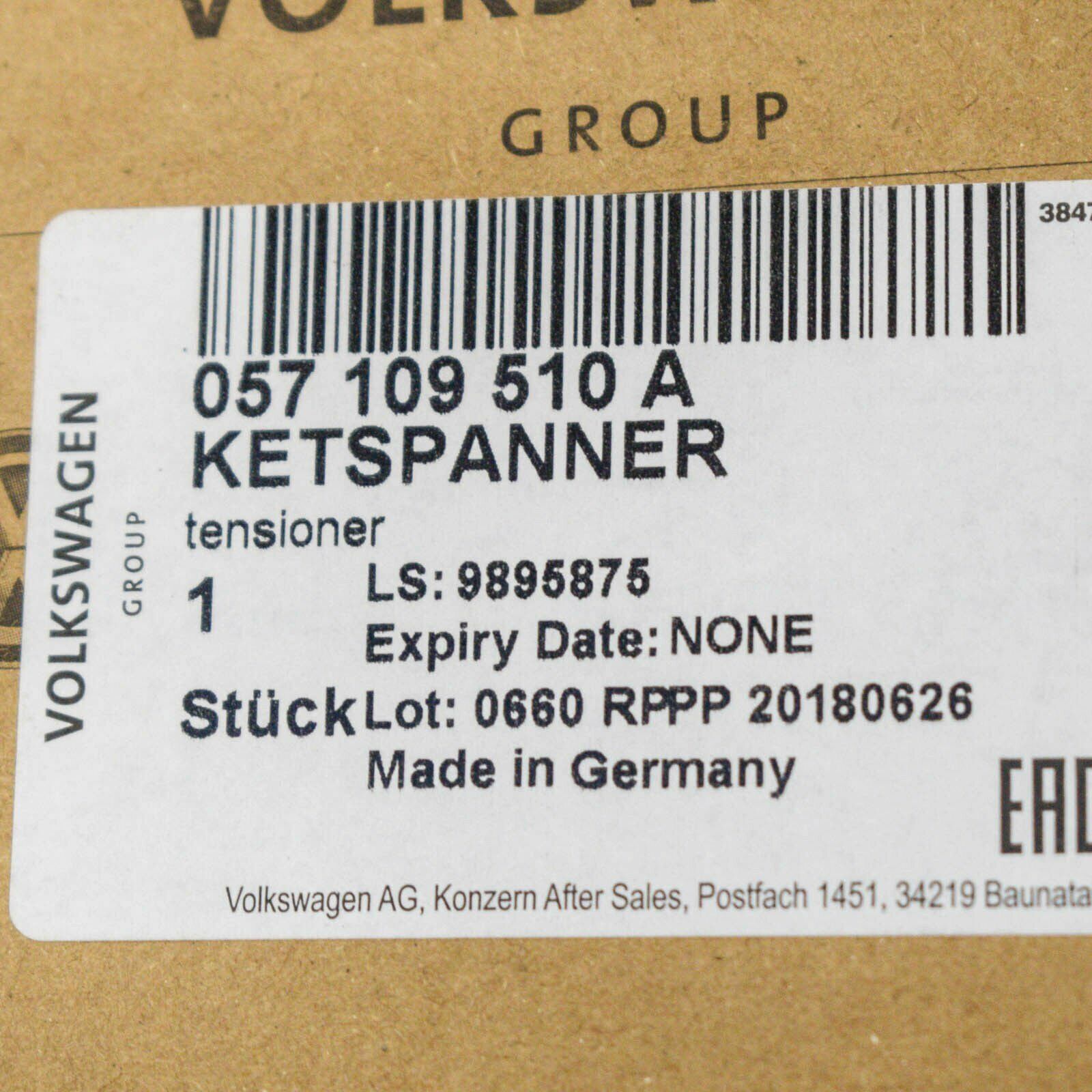 NEW AUDI A4 B8 LEFT CHAIN TENSIONER 057109510A ORIGINAL