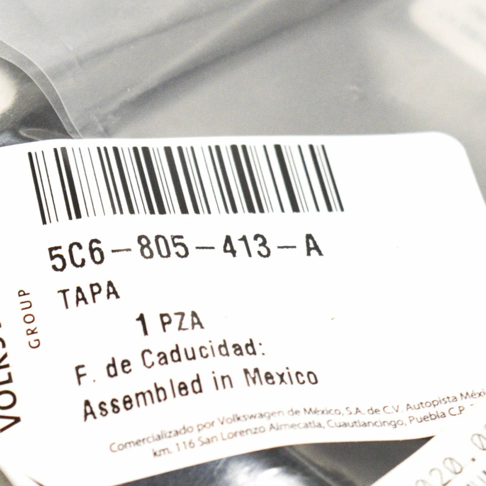 NEW VOLKSWAGEN JETTA 5C6 FRONT LEFT WHEELHOUSE COVER 5C6805413A 2016 ORIGINAL