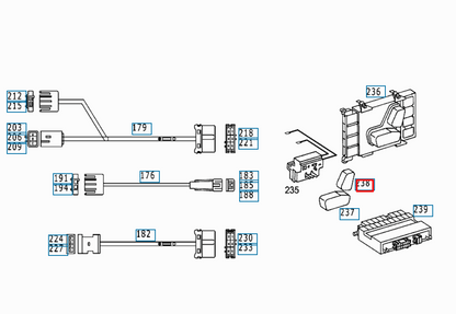 NEW MERCEDES-BENZ M W163 SEAT SWITCH CONTROL KNOB RIGHT A1248211758 ORIGINAL