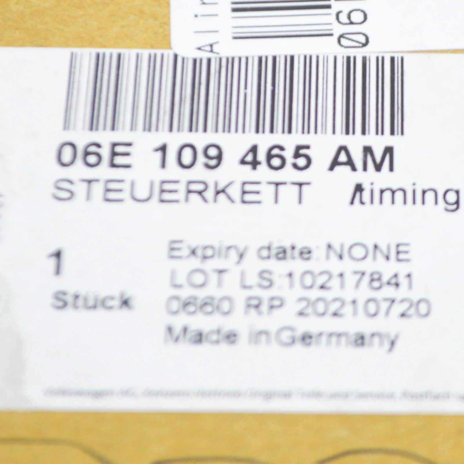 NEW AUDI A6 C6 UPPER CENTRE CAMSHAFT TIMING CHAIN 06E109465AM