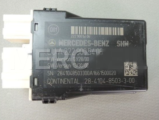 new mercedes-benz s w222 rear seat bench heat control unit a2229005406 original