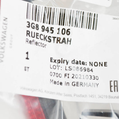 NEW VW ARTEON 3H REAR RIGHT OUTER BUMPER REFLECTOR 3G8945106