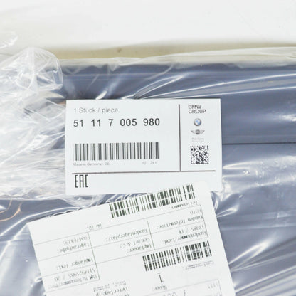 NEW BMW 5 E39 FRONT LICENSE PLATE HOLDER BRACKET 7005980 51117005980 ORIGINAL