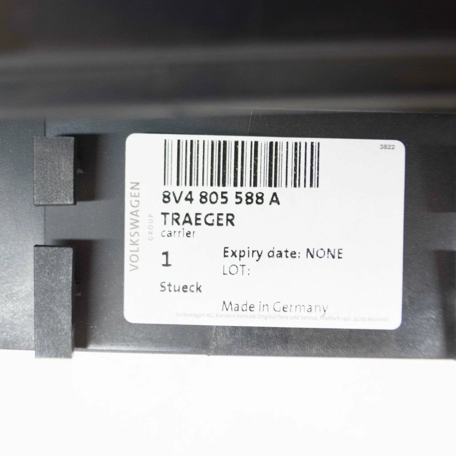 NEW AUDI A3 8V COOLANT RADIATOR LOCK CARRIER WITH MOUNTING 8V4805588A