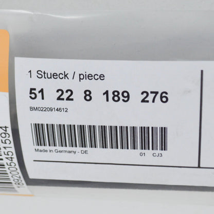 NEW BMW 5 E39 REAR RIGHT OUTER WINDOW SEAL 51228189276 8189276 ORIGINAL