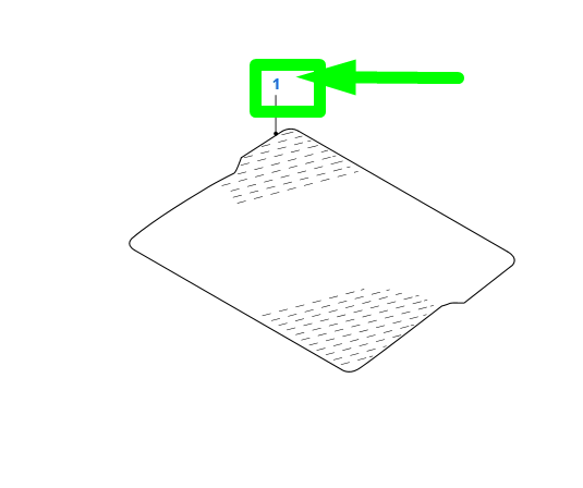 new ford s-max mk1 luggage compartment liner 1439576 am6m2j-r45456-aa original