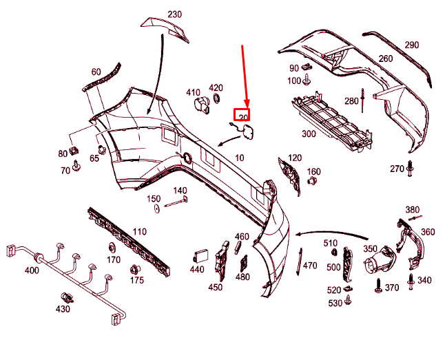 NEW MERCEDES-BENZ A W176 REAR BUMPER TOW EYE COVER A17688502229999 ORIGINAL