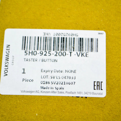 NEW VW GOLF MK8 HAZARD CLIMA LANE ASSIST MULTI PUSH BUTTON 5H0925200TVKE