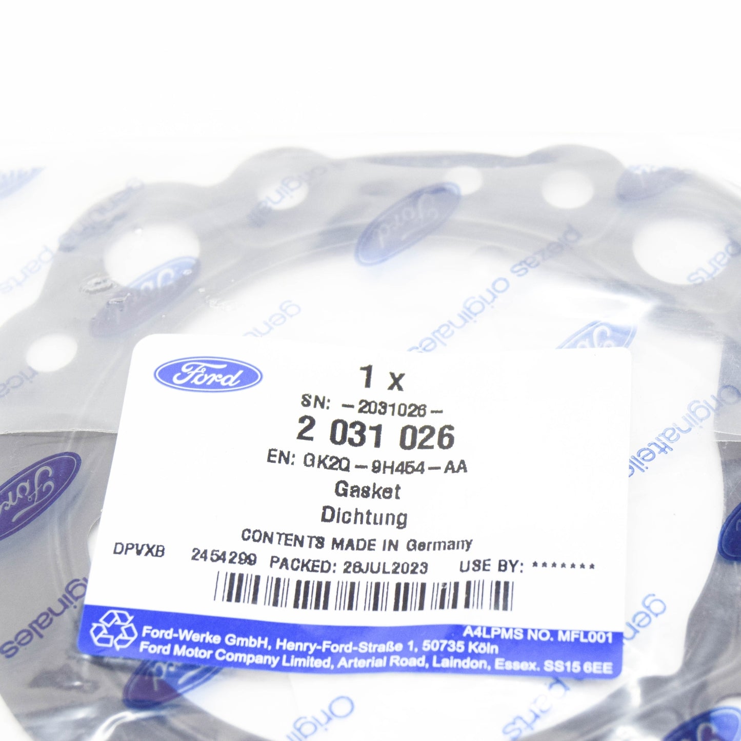 new ford transit mk4 egr cooler gasket gk2q-9h454-aa 2031026 original