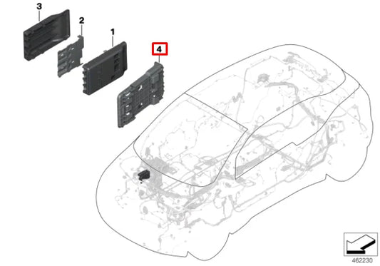 NEW BMW I3 I01 B HOLDER DISTRIBUTOR 61139380999 ORIGINAL