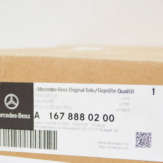 NEW MERCEDES-BENZ GLE W167 RADIATOR GRILLE LOWER TRIM A1678880200 ORIGINAL