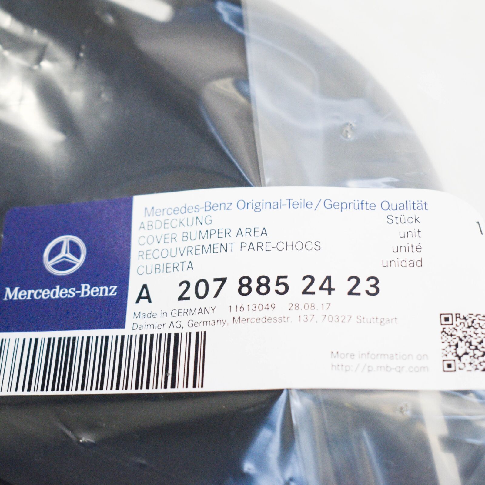 NEW MERCEDES-BENZ E C207 FRONT BUMPER LEFT SIDE GRILLE A2078852423 AMG ORIGINAL