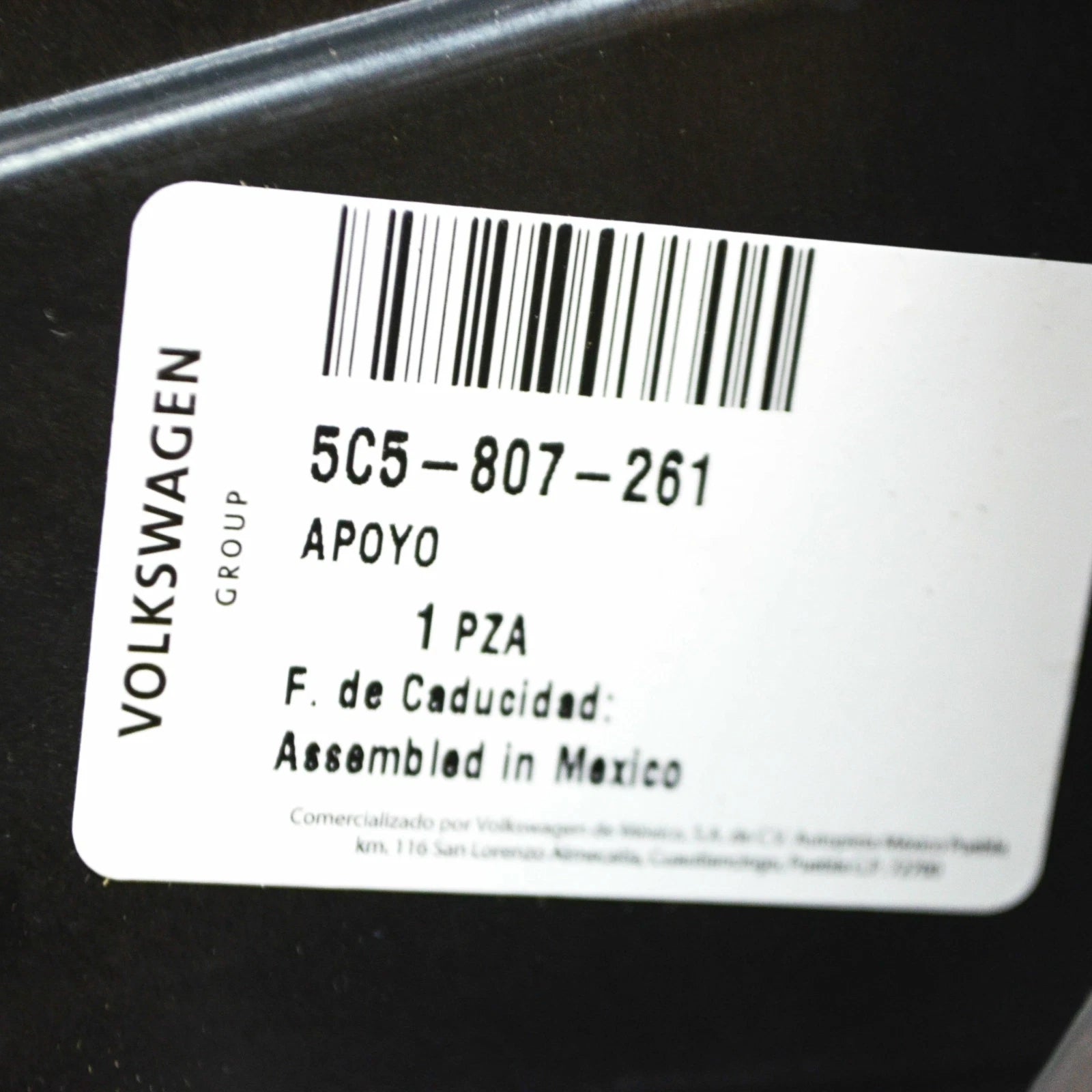 NEW VOLKSWAGEN BEETLE 5C1 LEFT SIDE HEADLIGHT BRACKET 5C5807261