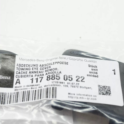 NEW MB CLA COUPE C117 REAR BUMPER TOW EYE HOOK CAP COVER A1178850522 ORIGINAL