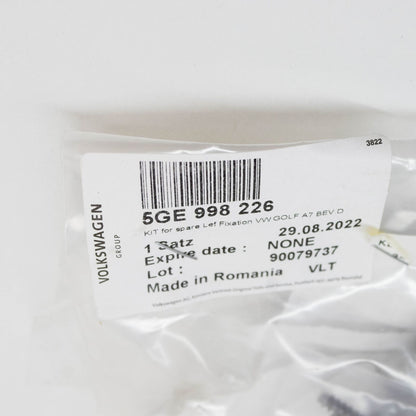 NEW VW GOLF MK7 FRONT RIGHT HEADLAMP HOUSING REPAIR KIT 5GE998226 ORIGINAL