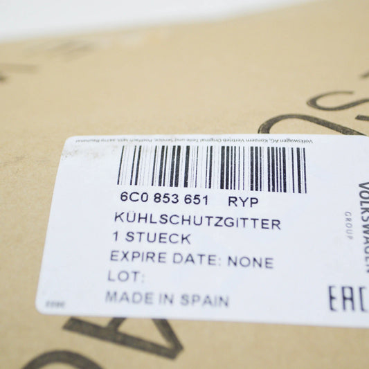 NEW VOLKSWAGEN POLO 6R MK5 RADIATOR GRILLE 6C0853651RYP ORIGINAL