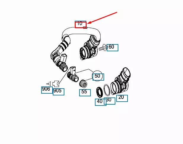 NEW MERCEDES-BENZ VITO W639 BLEED VALVE PRESSURE CONTROL A6420101791 ORIGINAL