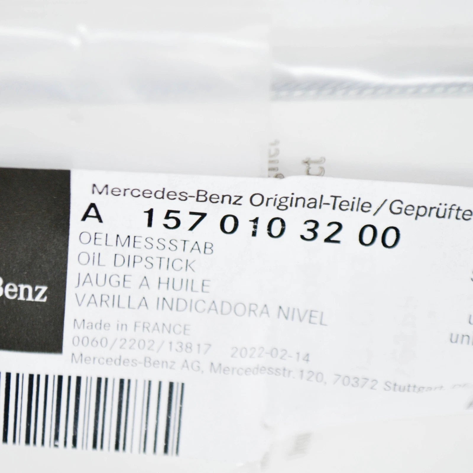 NEW MERCEDES-BENZ GLE W166 ENGINE OIL DIP STICK A1570103200 ORIGINAL