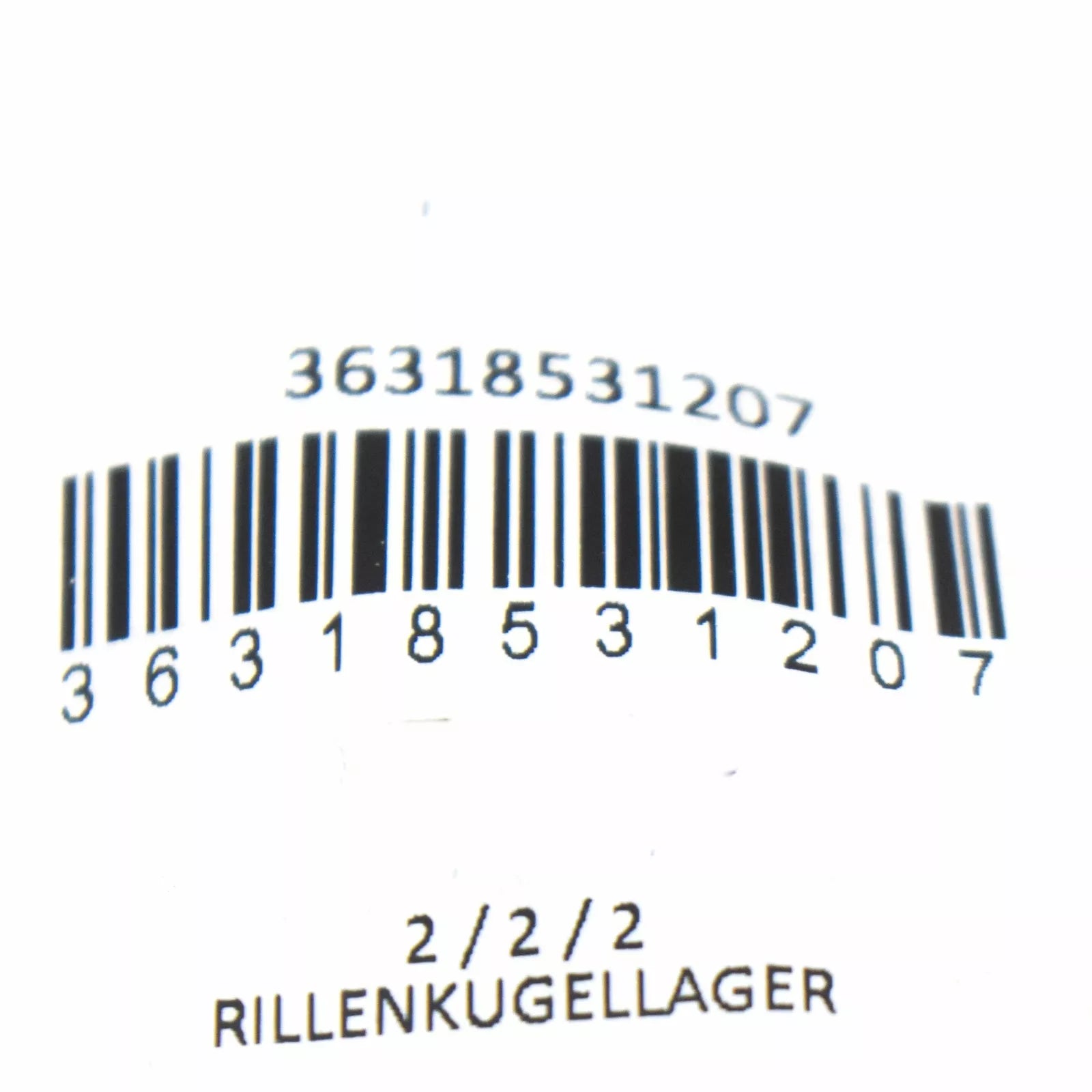 NEW BMW K61 K 1600 BAGGER GROOVED BALL BEARING 36318531207 ORIGINAL