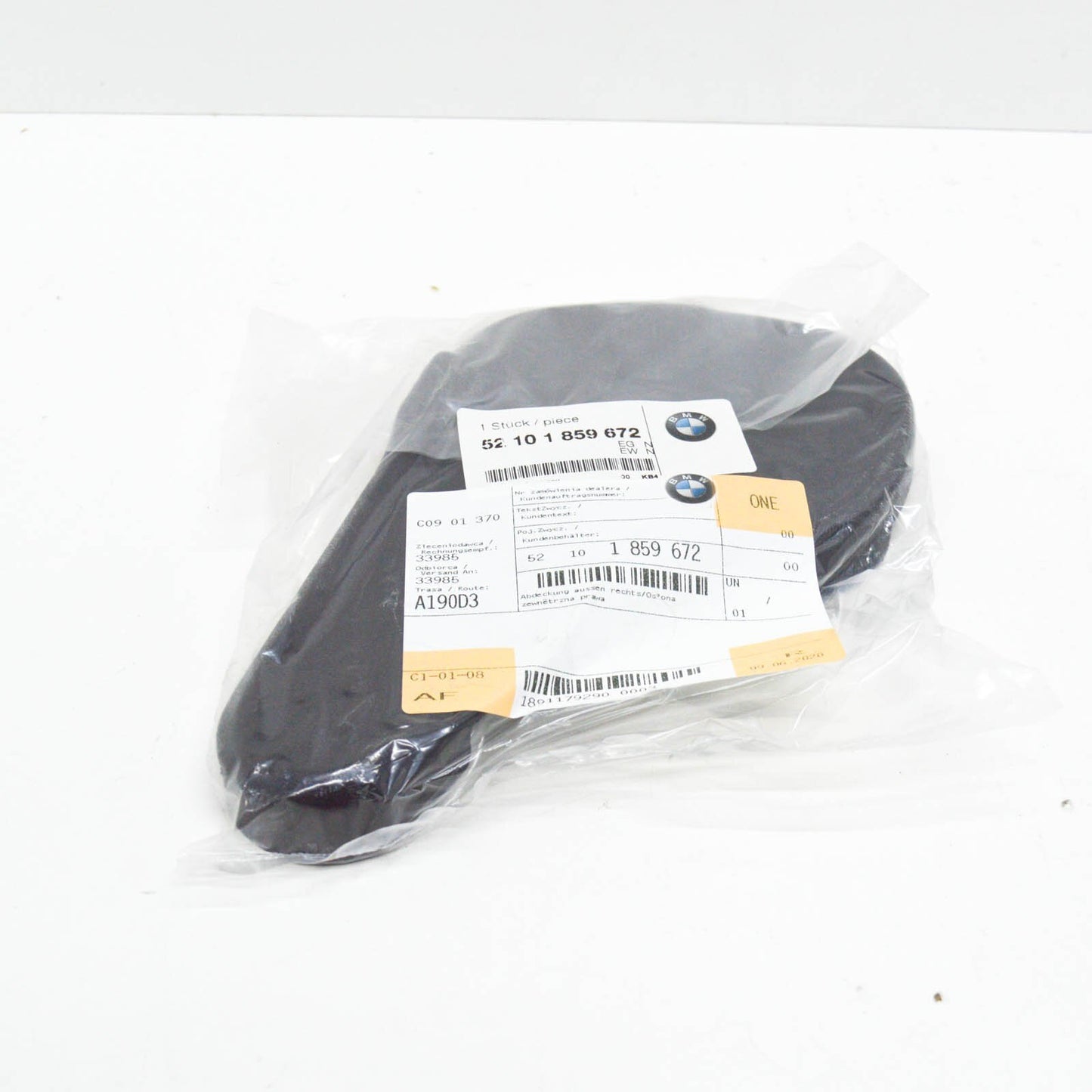 new bmw e21 e24 outer seat cover right 52101859672 1859672 original