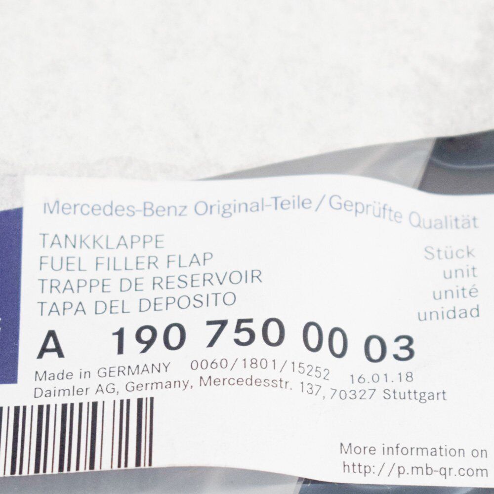 NEW MERCEDES-BENZ AMG GT GT S FUEL FILLER CAP COVER A1907500003 ORIGINAL