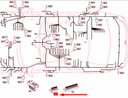 NEW MERCEDES-BENZ S W221 POTENTIAL DISTRIBUTOR BLOCK A0045467940 ORIGINAL