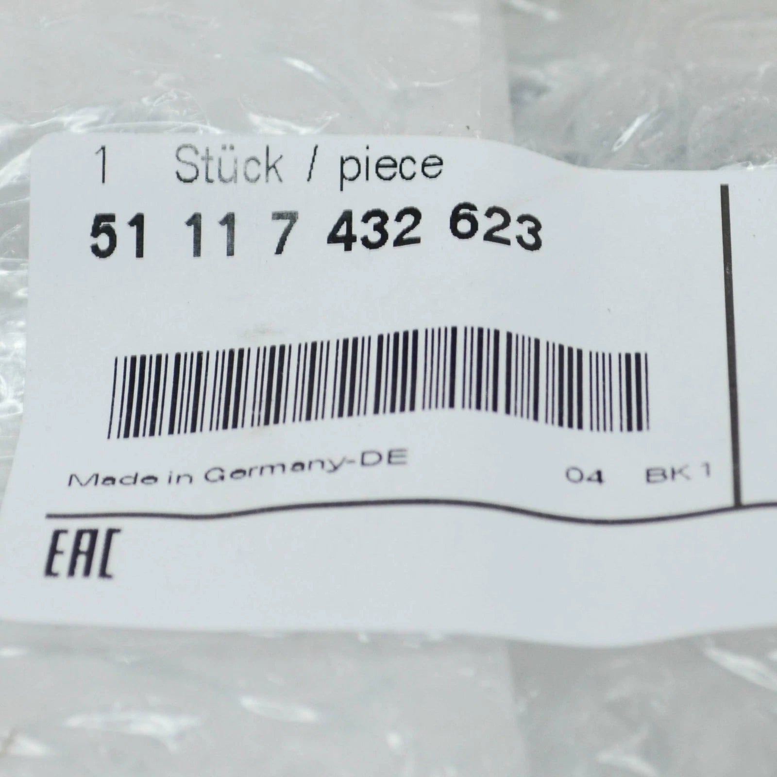 NEW BMW 4 COUPE F32 FRONT LEFT LUXURY LINE CHROME TRIM 51117432623 ORIGINAL