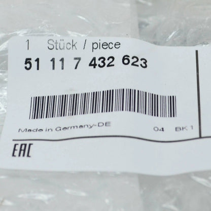 NEW BMW 4 COUPE F32 FRONT LEFT LUXURY LINE CHROME TRIM 51117432623 ORIGINAL