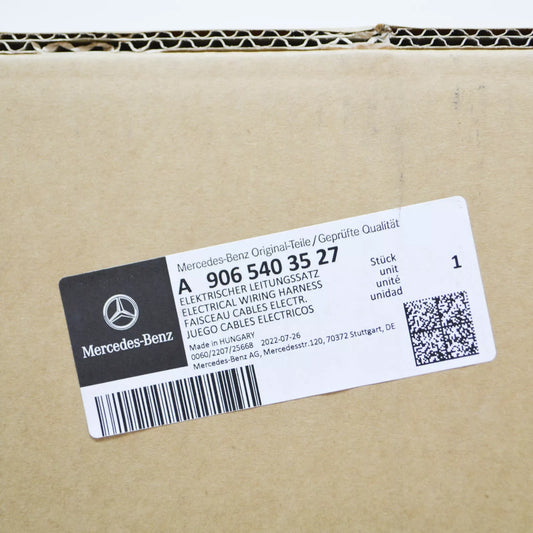 NEW MB SPRINTER 906 BATTERY RO STARTER AND ALTERNATOR WIRING A9065403527