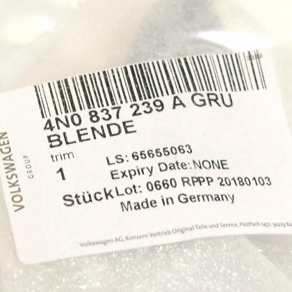 NEW AUDI A8 4N D5 REAR LEFT DOOR EXTERIOR HANDLE TRIM 4N0837239AGRU