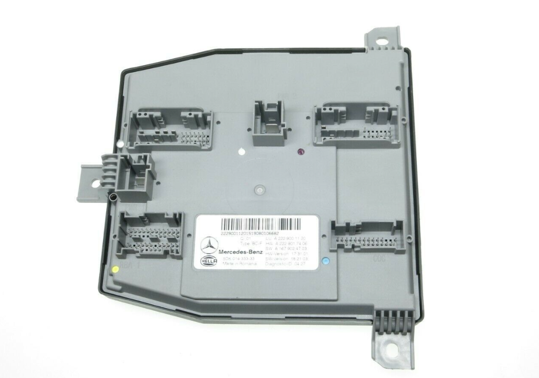 new mercedes-benz s w222 front footwell sam control unit a2229001120 original