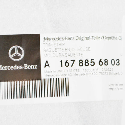 NEW MB GLE W167 FRONT BUMPER LEFT LOWER TRIM STRIP A1678856803 ORIGINAL