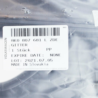 NEW AUDI A4 B8 LEFT FOG GRILLE  8K0807681LZDE 8K0807681L ZDE