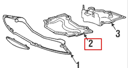 NEW MERCEDES BENZ S W140 ENGINE SPLASH SHIELD A1405240130 ORIGINAL