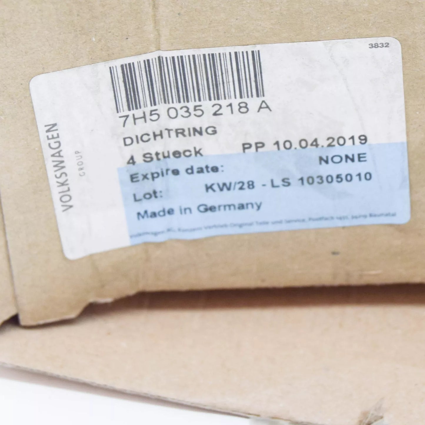 NEW VW TRANSPORTER T6 FRONT RIGHT DOOR LOUDSPEAKER SEAL RING 7H5035218A ORIGINAL